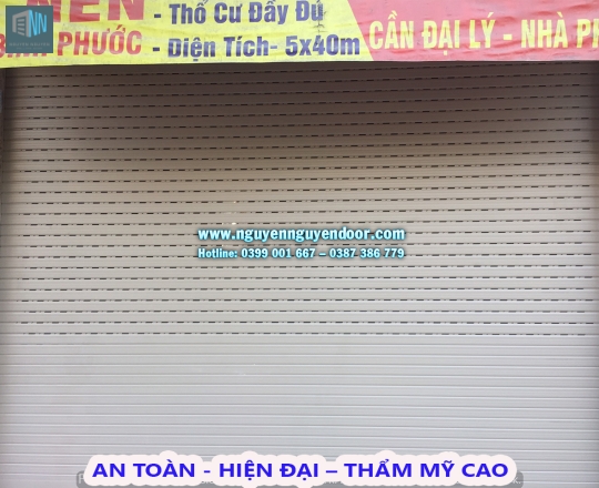 CỬA CUỐN KHE THOÁNG CÔNG NGHỆ ĐỨC TẠI TRƯỜNG THỌ, THỦ ĐỨC 