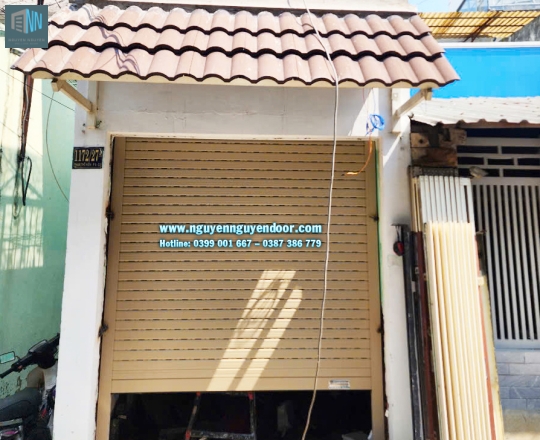 CỬA CUỐN KHE THOÁNG CÔNG NGHỆ ĐỨC TẠI PHẠM THẾ HIỂN QUẬN 8