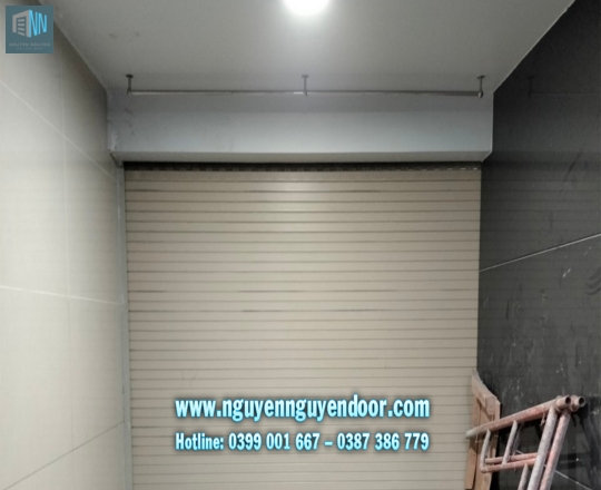 CỬA CUỐN KHE THOÁNG CN ĐỨC LÀM HẦM TẠI KHU ĐÔ THỊ VẠN PHÚC