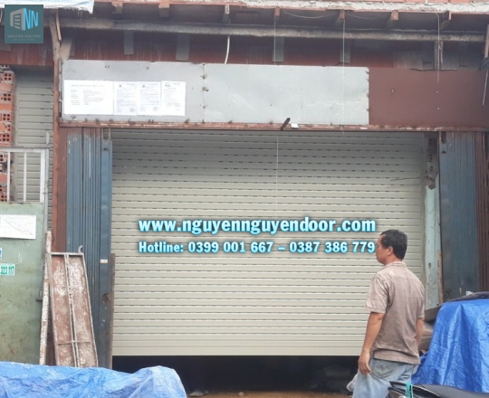 CỬA CUỐN NHÔM KHE THOÁNG CÔNG NGHỆ ĐỨC, QUẬN 12
