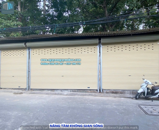 CÔNG TRÌNH CỬA CUỐN NHÔM, KHE THOÁNG CN ĐỨC, QUẬN 7, HCM