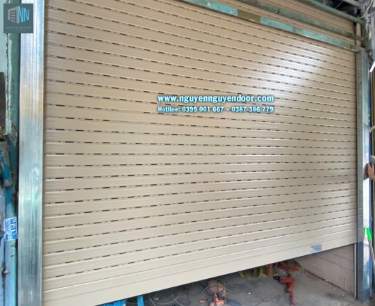 CỬA CUỐN KHE THOÁNG CÔNG NGHỆ ĐỨC TẠI ĐƯỜNG SỐ 10 TAM BÌNH