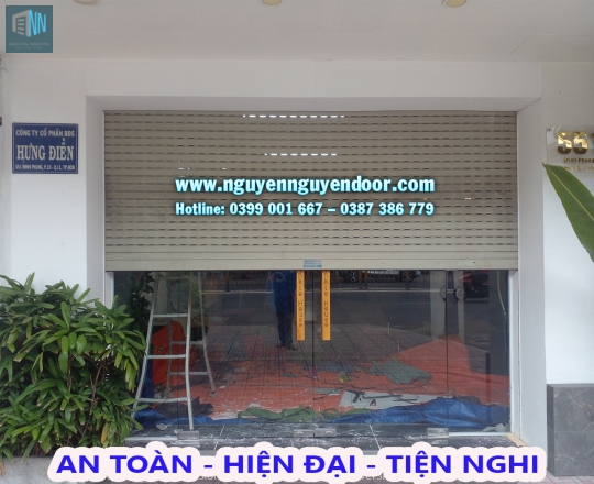 CỬA CUỐN KHE THOÁNG CÔNG NGHỆ ĐỨC TẠI ĐƯỜNG MINH PHỤNG, QUẬN 11, TP HCM
