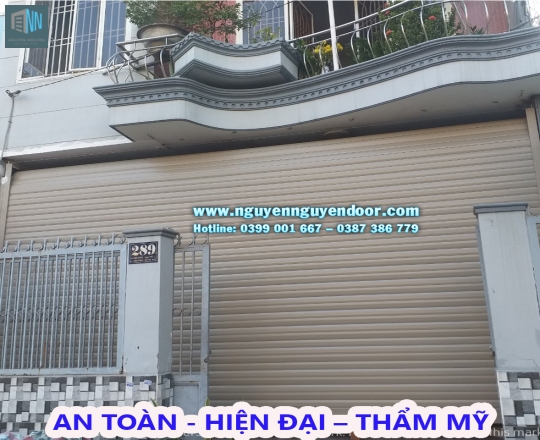 CỬA CUỐN LÁ BÍT CÔNG NGHỆ ĐỨC TẠI ĐƯỜNG LINH ĐÔNG, THỦ ĐỨC