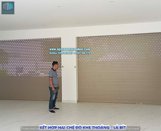 CỬA CUỐN KHE THOÁNG CÔNG NGHỆ ĐỨC TẠI TÔ HIẾN THÀNH