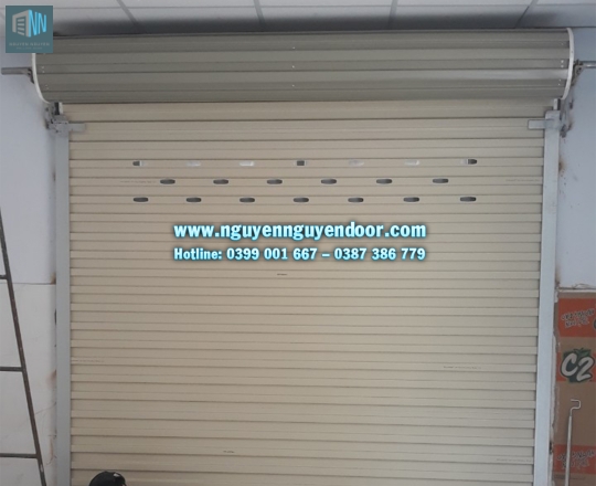 CỬA CUỐN TẤM LIỀN ĐẨY TAY CÔNG NGHỆ ÚC TẠI LINH ĐÔNG, THỦ ĐỨC - PHẦN 1
