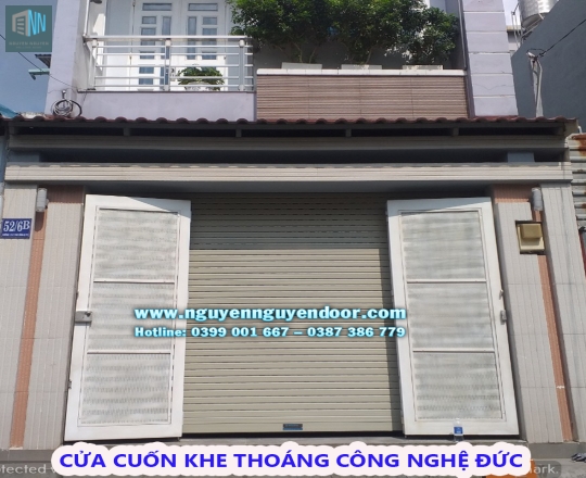 CỬA CUỐN KHE THOÁNG CÔNG NGHỆ ĐỨC TẠI ĐƯỜNG 12, TAM BÌNH, THỦ ĐỨC