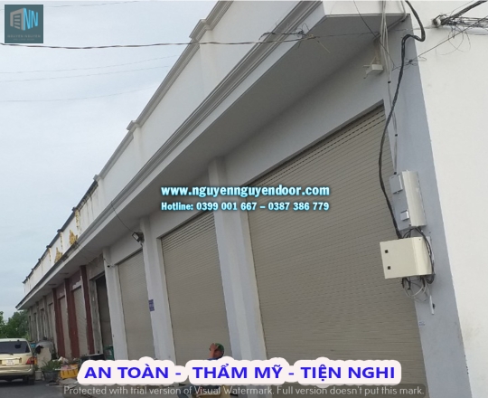 CỬA CUỐN KHE THOÁNG CÔNG NGHỆ ĐỨC TẠI LONG AN - PHẦN 3