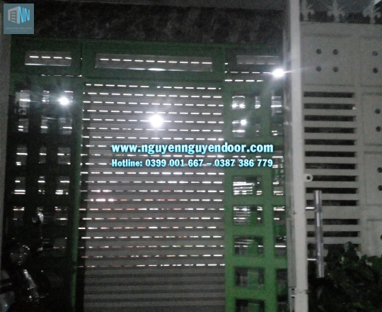 CỬA CUỐN KHE THOÁNG CÔNG NGHỆ ĐỨC TẠI Ụ GHE, TAM PHÚ, THỦ ĐỨC