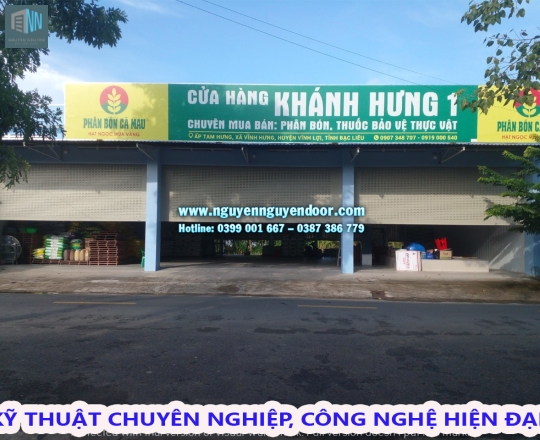 CỬA CUỐN KHE THOÁNG CÔNG NGHỆ ĐỨC TẠI BẠC LIÊU - PHẦN 2