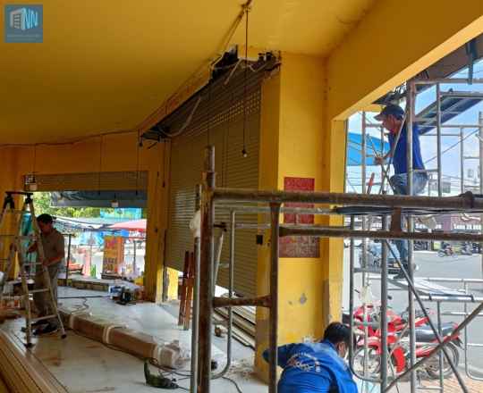 CỬA CUỐN KHE THOÁNG CÔNG NGHỆ ĐỨC TẠI NGUYỄN XÍ, BÌNH THẠNH