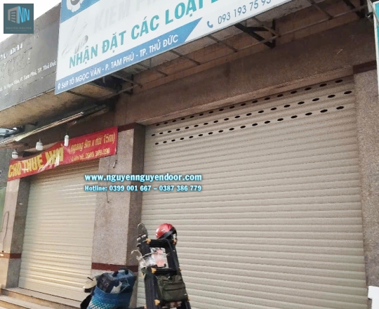 CỬA CUỐN KHE THOÁNG CÔNG NGHỆ ĐỨC TẠI 569 TÔ NGỌC VÂN