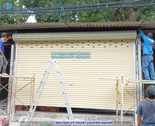 CỬA CUỐN TẤM LIỀN CÔNG NGHỆ ÚC TẠI HẺM 535 TÔ NGỌC VÂN, TAM PHÚ, THỦ ĐỨC