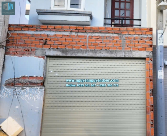 CỬA CUỐN KHE THOÁNG CÔNG NGHỆ ĐỨC TẠI AN HỘI GÒ VẤP