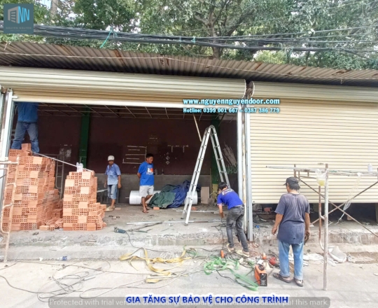 CỬA CUỐN TẤM LIỀN CÔNG NGHỆ ÚC TẠI HẺM 535 TÔ NGỌC VÂN, TAM PHÚ, THỦ ĐỨC