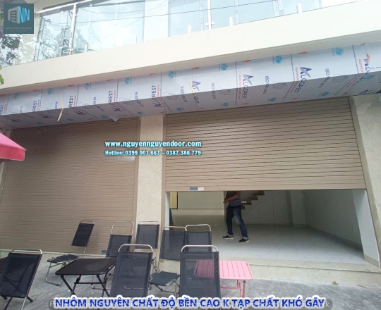 CỬA CUỐN KHE THOÁNG CÔNG NGHỆ ĐỨC TẠI TÔ HIẾN THÀNH