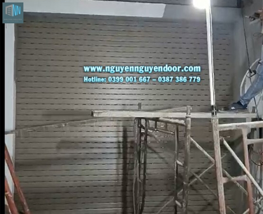 CỬA CUỐN KHE THOÁNG CÔNG NGHỆ ĐỨC TẠI ĐƯỜNG SỐ 22, LINH ĐÔNG, THỦ ĐỨC 