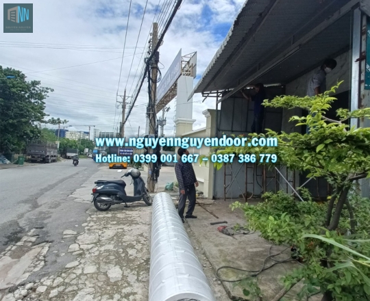 CÔNG TRÌNH CỬA CUỐN CÔNG NGHỆ ÚC TẠI BÌNH HÒA, THUẬN AN, BÌNH DƯƠNG