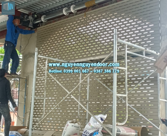 CỬA CUỐN KHE THOÁNG CÔNG NGHỆ ĐỨC TẠI BÌNH QUỚI, BÌNH THẠNH, TP HCM