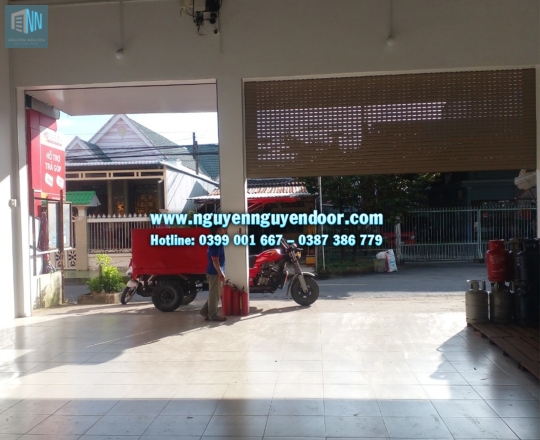 CỬA CUỐN KHE THOÁNG CÔNG NGHỆ ĐỨC TẠI VĨNH LỢI, BẠC LIÊU 