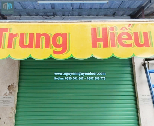 CỬA CUỐN TẤM LIỀN CÔNG NGHỆ ÚC TẠI LINH TRUNG THỦ ĐỨC