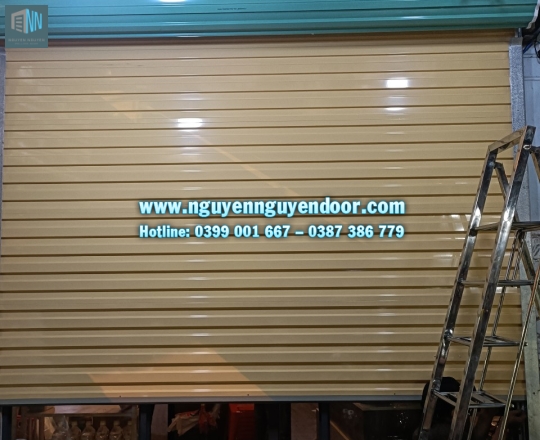 CỬA CUỐN TOLE TẤM LIỀN CÔNG NGHỆ ÚC TẠI TÔ NGỌC VÂN, THỦ ĐỨC