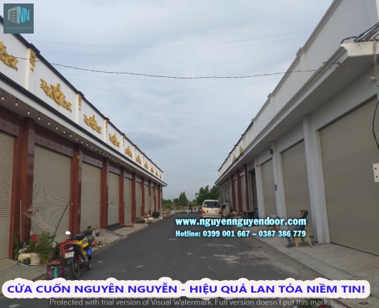 CỬA CUỐN KHE THOÁNG CÔNG NGHỆ ĐỨC TẠI LONG AN - PHẦN 3