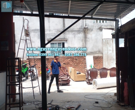 CÔNG TRÌNH CỬA CUỐN ĐẨY TA LÁ ÚC NHÀ ANH CƯỜNG - VÕ VĂN NGÂN, THỦ ĐỨC