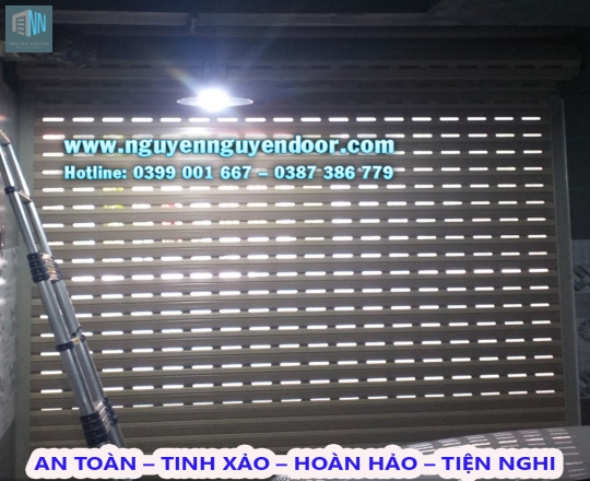 CÔNG TRÌNH CỬA CUỐN CÔNG NGHỆ ĐỨC TẠI KDC HIM LAM, Q.7, TP. HCM