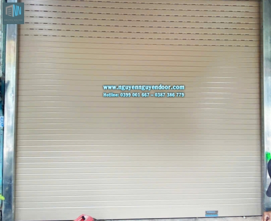 CỬA CUỐN KHE THOÁNG CÔNG NGHỆ ĐỨC TẠI ĐƯỜNG SỐ 10 TAM BÌNH