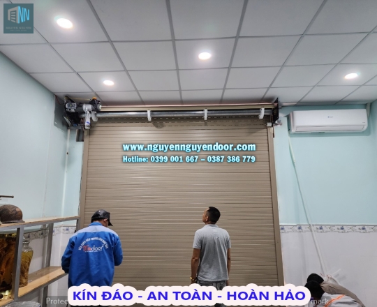 CỬA CUỐN KHE THOÁNG CÔNG NGHỆ ĐỨC NGUYỄN VĂN LINH, BÌNH HƯNG, BÌNH CHÁNH, TP HCM