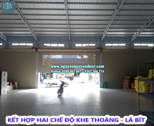 CỬA CUỐN KHE THOÁNG CÔNG NGHỆ ĐỨC TẠI BẠC LIÊU - PHẦN 2