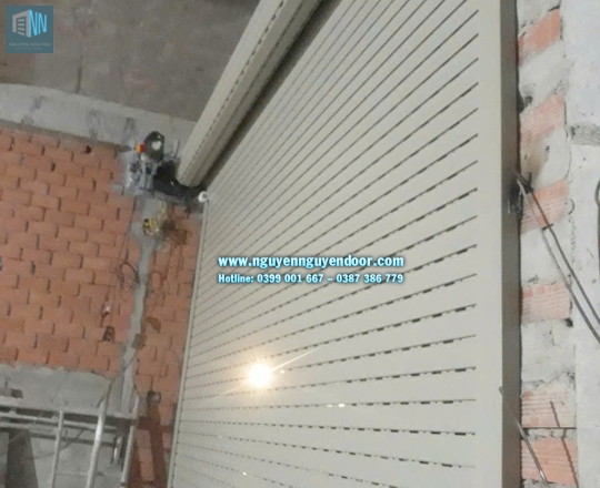 CỬA CUỐN KHE THOÁNG CÔNG NGHỆ ĐỨC TẠI TÂN BÌNH HCM