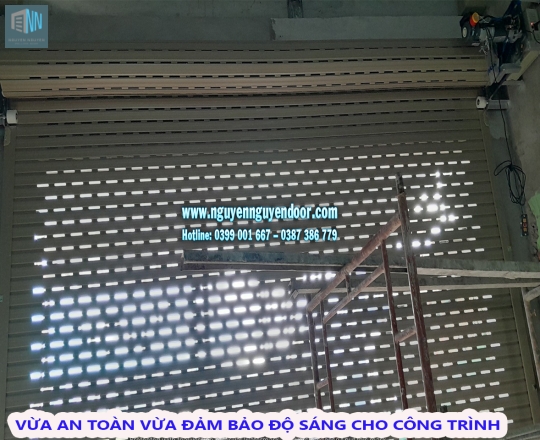 CỬA CUỐN KHE THOÁNG CÔNG NGHỆ ĐỨC TẠI BẠC LIÊU