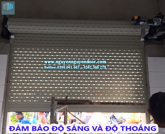 CỬA CUỐN KHE THOÁNG CÔNG NGHỆ ĐỨC TẠI BÌNH QUỚI, Q.BÌNH THẠNH