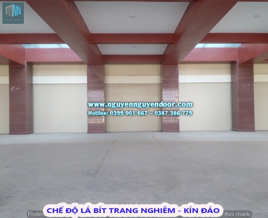 CỬA CUỐN KHE THOÁNG CÔNG NGHỆ ĐỨC TẠI HỌC VIỆN PHẬT GIÁO VIỆT NAM, BÌNH CHÁNH, TP.HCM