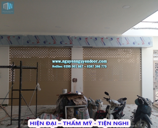 CỬA CUỐN KHE THOÁNG CÔNG NGHỆ ĐỨC TẠI TỈNH LỘ 43, BÌNH CHIỂU, THỦ ĐỨC