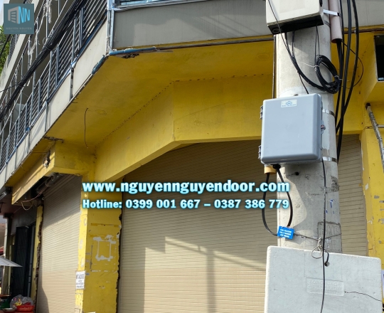 CỬA CUỐN KHE THOÁNG CÔNG NGHỆ ĐỨC TẠI NGUYỄN XÍ, BÌNH THẠNH