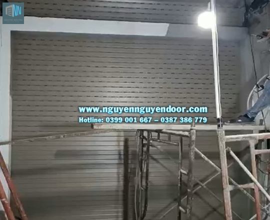 CỬA CUỐN KHE THOÁNG CÔNG NGHỆ ĐỨC TẠI ĐƯỜNG SỐ 22, LINH ĐÔNG, THỦ ĐỨC 