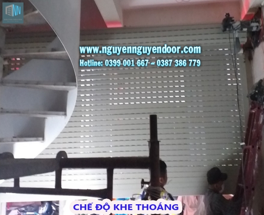 CỬA CUỐN KHE THOÁNG CÔNG NGHỆ ĐỨC TẠI QUẬN 5, TP HCM