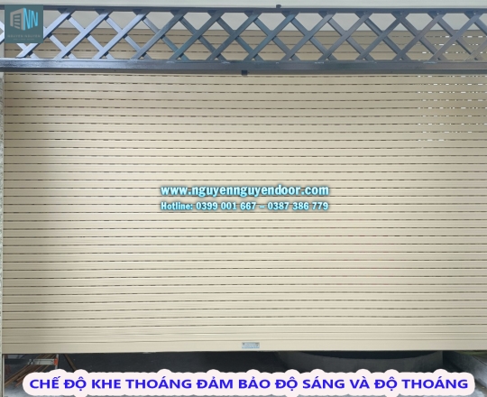CỬA CUỐN KHE THOÁNG CÔNG NGHỆ ĐỨC TẠI BÌNH CHIỂU, THỦ ĐỨC 