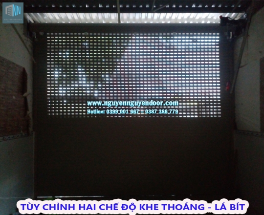 CỬA CUỐN KHE THOÁNG CÔNG NGHỆ ĐỨC TẠI HÓC MÔN, TP HCM