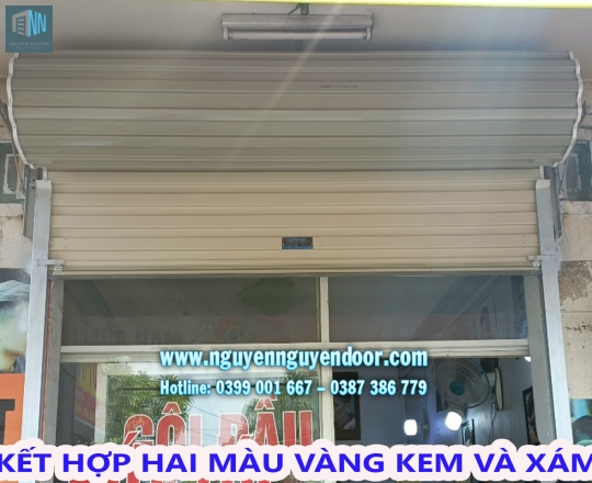CỬA CUỐN TẤM LIỀN ĐẨY TAY CÔNG NGHỆ ÚC TẠI TÔ NGỌC VÂN, THỦ ĐỨC