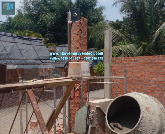 CÔNG TRÌNH CỬA CUỐN CÔNG NGHỆ ĐỨC NHÀ CHỊ THƯƠNG QUỐC LỘ 13