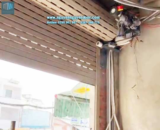 CỬA CUỐN KHE THOÁNG CÔNG NGHỆ ĐỨC TẠI CHU VĂN AN