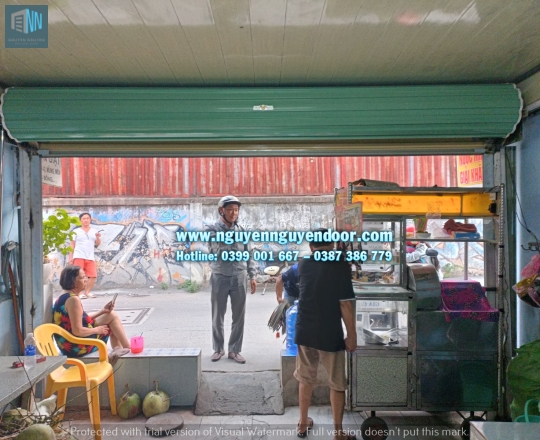 CỬA CUỐN TOLE HAI MÀU CÔNG NGHỆ ÚC NHÀ CHÚ HÙNG ĐS 6, HIỆP BÌNH PHƯỚC, TP THỦ ĐỨC