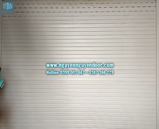 CỬA CUỐN KHE THOÁNG CÔNG NGHỆ ĐỨC LÀM CỬA HẦM TẠI KHU ĐÔ THỊ VẠN PHÚC