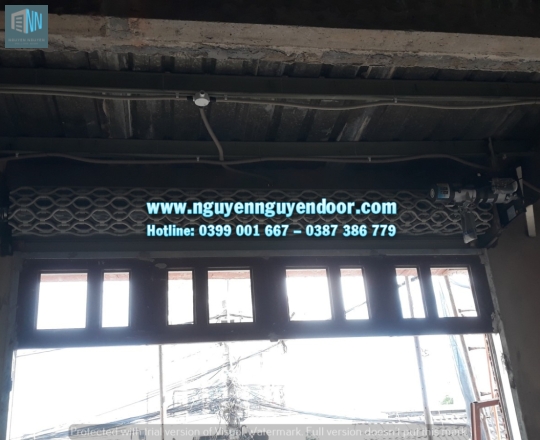 CỬA CUỐN MẮC VÕNG ĐƯỜNG LÊ THỊ HÀ, QUẬN 12