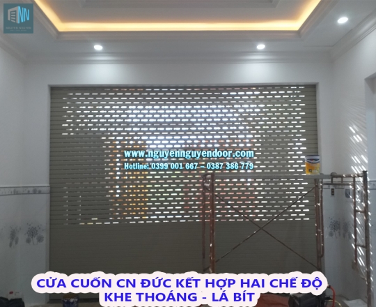 CÔNG TRÌNH CỬA CUỐN KHE THOÁNG CÔNG NGHỆ ĐỨC TẠI BÌNH CHÁNH, TP HCM