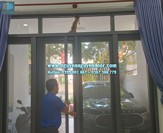 CỬA LƯỚI CHỐNG MUỖI KHÔNG RAY - CÁNH NỐI TẠI ĐS 1, TAM BÌNH, THỦ ĐỨC